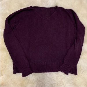 Brandy Melville Burgundy Sweater